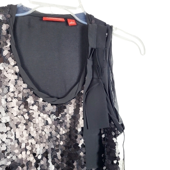 NY&Co sleeveless sequin top black NWT - Picture 2 of 6